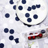 Navy-Blue White-Silver Party-Decorations Confetti - 300pcs Glitter Paper Decor Graduation Boys Birthday Table Confetti Mothers Faterhs Day Wedding...