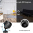 Security Camera, Intelligent Night IP Remote Monitor with Magnet Bracket, 90 Degree Wide Angle Lens, Surveillance Camera for Home Pet Baby Seniors...
