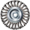Mercer Industries 184010 - 6" x 1/2" x 1/2", 5/8" Knot Wire Wheel, .014 Carbon Steel Wire...