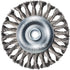 Mercer Industries 184010 - 6" x 1/2" x 1/2", 5/8" Knot Wire Wheel, .014 Carbon Steel Wire...