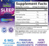 Sugar Free Sleep Gummies for Adults - Extra Strength 6mg Melatonin Gummy, Natural Sleeping Gummy for Adults, Kids, Orange Flavored, Vegan, Non-GMO...