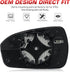 Right Passenger Side View Heated Mirror Glass for 2013 2014 2015 2016 2017 2018 2019 2020 Ford Fusion, Replace DS7Z17K707F DS7Z-17K707-F Exterior ...