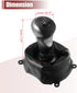 X AUTOHAUX 1 Set Manual Gear Shift Knob 6 Speed with Faux Leather Boot for Honda Civic 2006-2011 54102-SNA-A01 Black...