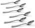 Hudson Essentials Hammered Demitasse Espresso Spoons, 4.6-inch Mini Coffee Spoons, 18/10 Stainless Steel Small Spoons for Dessert, Coffee, Tea, Se...