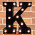 Decorative LED Illuminated Letter Marquee Sign - Alphabet Marquee Letters with Lights For Wedding Birthday Party Christmas Night Light Lamp Home B...