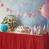 DecorRack 2 Pack Table Skirts, 29 in x 14 ft Each, Multi Pack -BPA Free- Plastic Tableskirt, Disposable, Reusable, Rectangular Tablecloth Skirt, R...