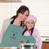 YOLOPARK Lovely Parent and Child Apron, Comfortable Simple Apron with Pocket for Painting Cooking Artist Chef, Pack of 2...