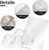 Straight Line Stencil Template for Journaling and Envelope Addressing Guide Stencil Templates Set Plastic Scale Writing Calligraphy Ruler Line Gui...