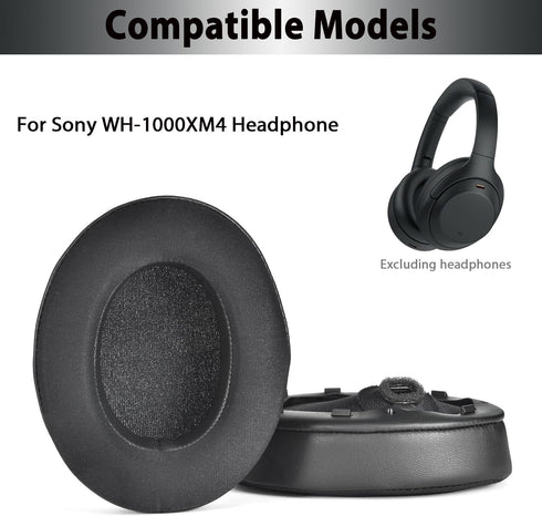 Adhiper Replacement Earpads for Sony WH-1000XM4 (WH1000XM4) Noise Canceling Headphones, Ear Pads Cushions with Soft Cooling Gel,Noise Isolation Me...