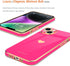 Teageo for iPhone 14 Plus Case for Women Girl Cute Love Heart Luxury Plating Soft Bling Back Cover Raised Full Camera Protection Bumper Silicone S...