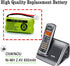 2.4v BT184342 BT284342 BT18433 BT28433 BT183348 BT283348 BT-1011 Replacement Battery Compatible with Phone CS6209 CS6219 CS6229 DS6151 89-1330-01-...