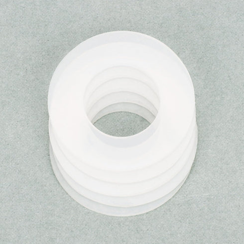 stonylab Gasket Silicone Seals, 5 Pack Clear O-Ring Sealing Silicone Gasket with 15 mm ID and 30 mm OD for Lab Electrochemical Cell Accessory...