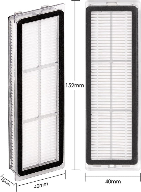 (4 Pieces) HEPA Filter Compatible With Dreametech L10s Ultra, L10s Pro, L10 Ultra, Z10 Pro, S10, S10 PRO, S10 PLUS, B101CN, 1C, W10, X10+, L10 + p...