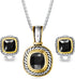 UNY Elegant Wedding Jewelry Sets CZ Crystal French Clip Earring Enhancer Pendant Designer Inspired Christmas Gifts...