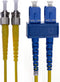 NTW NL-ST/SC-03SDR ST/SC Singlemode Duplex 9/125 Optical Fiber Nonconductive Riser Jumper Cable OS1...