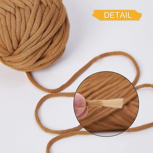 NICEEC 4 Skeins Crochet Yarn Soft Knitting Yarn for Beginners Cotton-Nylon Blend Yarn Easy-Use Yarn for Starters Crochet Kit Making Yarn for DIY C...