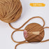 NICEEC 4 Skeins Crochet Yarn Soft Knitting Yarn for Beginners Cotton-Nylon Blend Yarn Easy-Use Yarn for Starters Crochet Kit Making Yarn for DIY C...