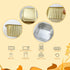 50 Pcs Aluminum Foil Mini Square Baking Cups with Lids,5oz Disposable Ramekins Cake Pans,Cupcake Baking Cups Containers for Bread Muffin Brownie C...
