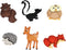 Dress It Up Embellishments-Forest Babies...