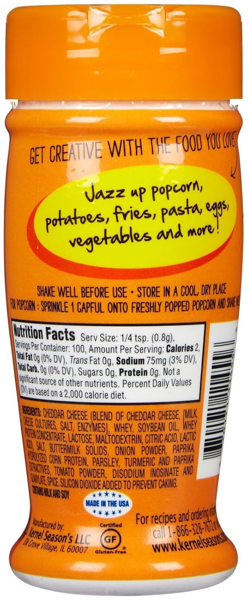 Kernel Season's Popcorn Seasoning, Nacho Cheddar 2 Pack...