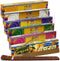 Satya Incense Sticks Variety Pack #1 and Incense Stick Holder Bundle with 6 Natural Series Fragrances...