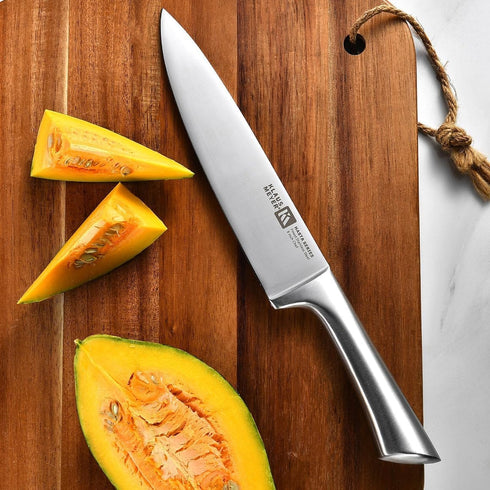 Klaus Meyer Hasta Premium High Carbon Steel 8 inch Chef's Kitchen Knife...