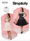 Simplicity Misses' Full Slip and Petticoat Packet, Code 9293 Sewing Pattern, Sizes 14-22, White...
