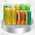 8Pcs AAA Battery 1.2v Rechargeable NI-MH 300mAh for Outside Solar Lawn Light (8xAAA)...
