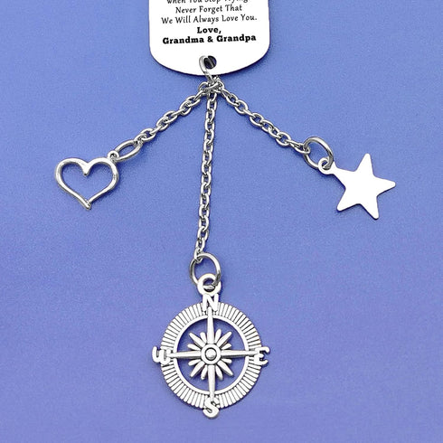 Grandson Gifts from Grandma Car Hanging Ornament Gifts for Grandson from Grandma Car Mirror Hanging Accessories Gift for Grandson to Our Grandson ...