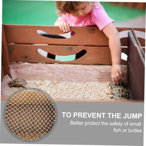 Turtle Tank Escape net Fish Separator net aquatainer mesh Fruit Bags DIY Aquarium Tree Faces Decor...