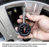 CZC AUTO Heavy Duty Tire Pressure Gauge, ANSI B40.1 Accurate Mechanical Air Gage, Chrome Plated Brass Stem Rotating Single Chuck Dial Wheel Pressu...