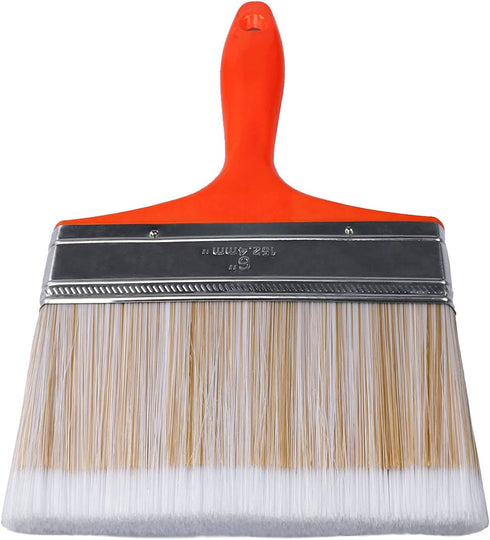 Large Paint Brush 6 Inch, Soft Tip Paint Brushes for Walls, Brush for Painting, Quick Decking, Fence, Walls and Furniture Paint Application for Pa...