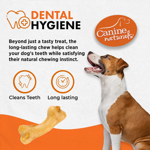 Canine Naturals IrresistiBONES Long Lasting Chicken Chew - Made from USA Raised Chicken – with A Real Meat Coating - All Natural and Easily Digest...
