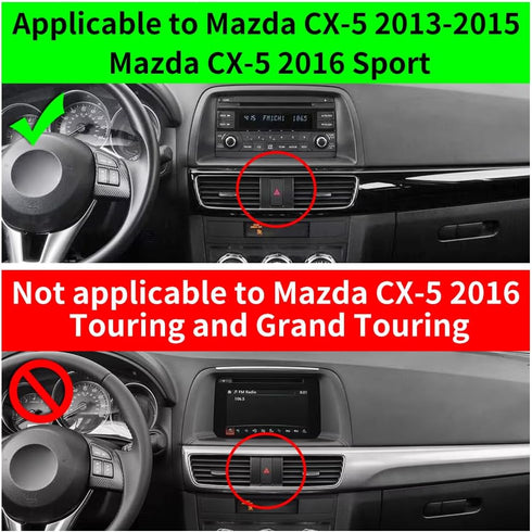 Car Phone Holder Mount for Mazda CX-5 2013 2014 2015,Mazda CX-5 2016 Sport Auto Accessories Interior Decoration Mobile CX5 Cell Smartphone Bracket...