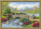 RIOLIS 1078 - Summer View - Counted Cross Stitch Kit 15 x 10.25 Zweigart 14 ct. White AIDA 19 Colors...