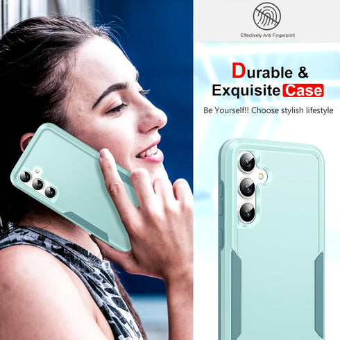 LeYi for Samsung-Galaxy-S23-FE-Case, Samsung S23 FE Case with Screen Protector and Camera Lens Protector, Dual Layer Heavy Duty Protective Rugged ...