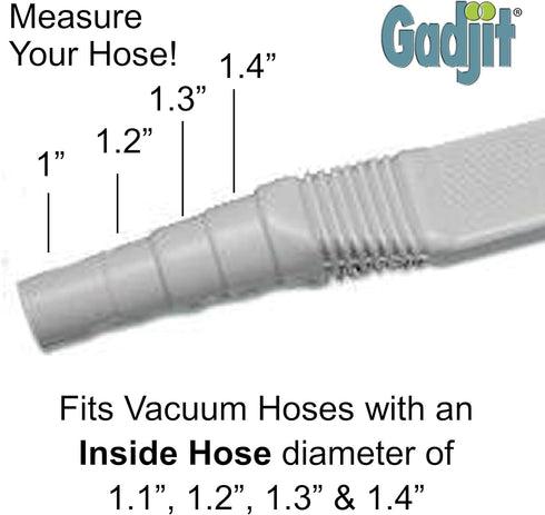 Gadjit Exten Vac Vacuum Extension Attachment, 36" reach, Grey...