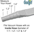 Gadjit Exten Vac Vacuum Extension Attachment, 36" reach, Grey...