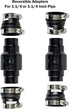 Red Lion 14942901 SCV114 1-1/4-Inch and 1-1/2-Inch ABS Vertical Sump Pump Check Valve, Black...