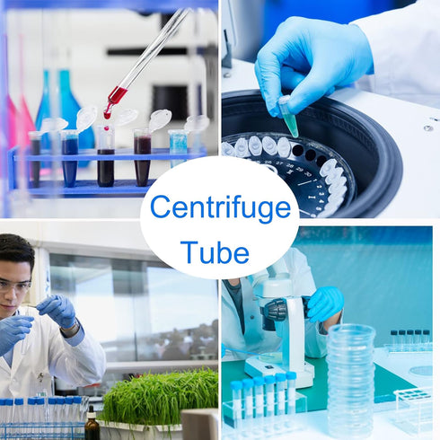 0.5ml Microcentrifuge Tubes with Snap Cap, Polypropylene Graduated, 1000 Pcs Sterilized Clear Plastic Small Vials with Caps for Sample Storage wit...