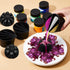 Baderke 6 Pieces Split Cups for Paint Pouring Supplies Silicone Split Cups Acrylic Paint Mixing Cups 3/4/5 Channels Dividers Paint Pouring Supplie...