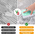 Clothes Cleaning Brush Soap Dispenser Foaming Box Multifunctional Scrubbing Brush Soap Saver Reusable Washing Brush for Laundry Shoes Carpet (Blue...