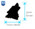 UMR-Design AS-001 Wolfshead Airbrush Stencil Template Step by Step Size M...
