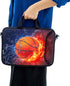 RICHEN 11 11.6 12 12.5 13 inches Case Laptop/Chromebook/Notebook PC Tablet Travel Case Neoprene Handle Sleeve with Shoulder (11-13.3 inch, Basketb...