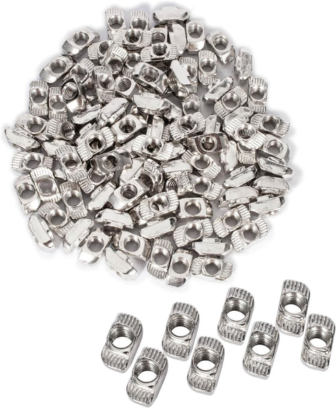 100 PCS M5 T-Nuts, T Slot Nut, T Slot-Nut for 2020 Aluminum Extrusion Profile, 2040 Series, T Track, 3D Printers Accessories...