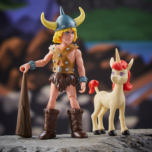 Dungeons & Dragons Cartoon Classics 6-Inch-Scale Bobby & Uni 2-Pack Action Figures, D&D 80s Cartoon, Includes d12 from Exclusive D&D Dice Set...