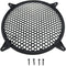 E-outstanding 10Inch Subwoofer Speaker Waffle Grill Guard Protector Cover Black Plastic Mesh Round Car Subwoofer Speaker Cover...