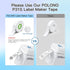 POLONO P31S Label Maker Machine with Tape, Portable Thermal Printer, Portable Bluetooth Label Printer for Organizing Storage Office Home, Sticker ...