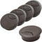 5 Pcs 2 Inch Desk Grommet, Wire Cable Cord Hole Cover Grommet Cable Cord Organizer for Home, Office, Coffee Brown...