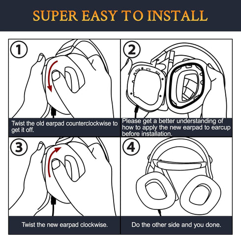 SOULWIT Cooling-Gel Earpads Replacement for Corsair HS80 Max/HS80 USB Wired/HS 80 RGB Wireless Gaming Headsets, Ear Pads Cushions with High-Densit...
